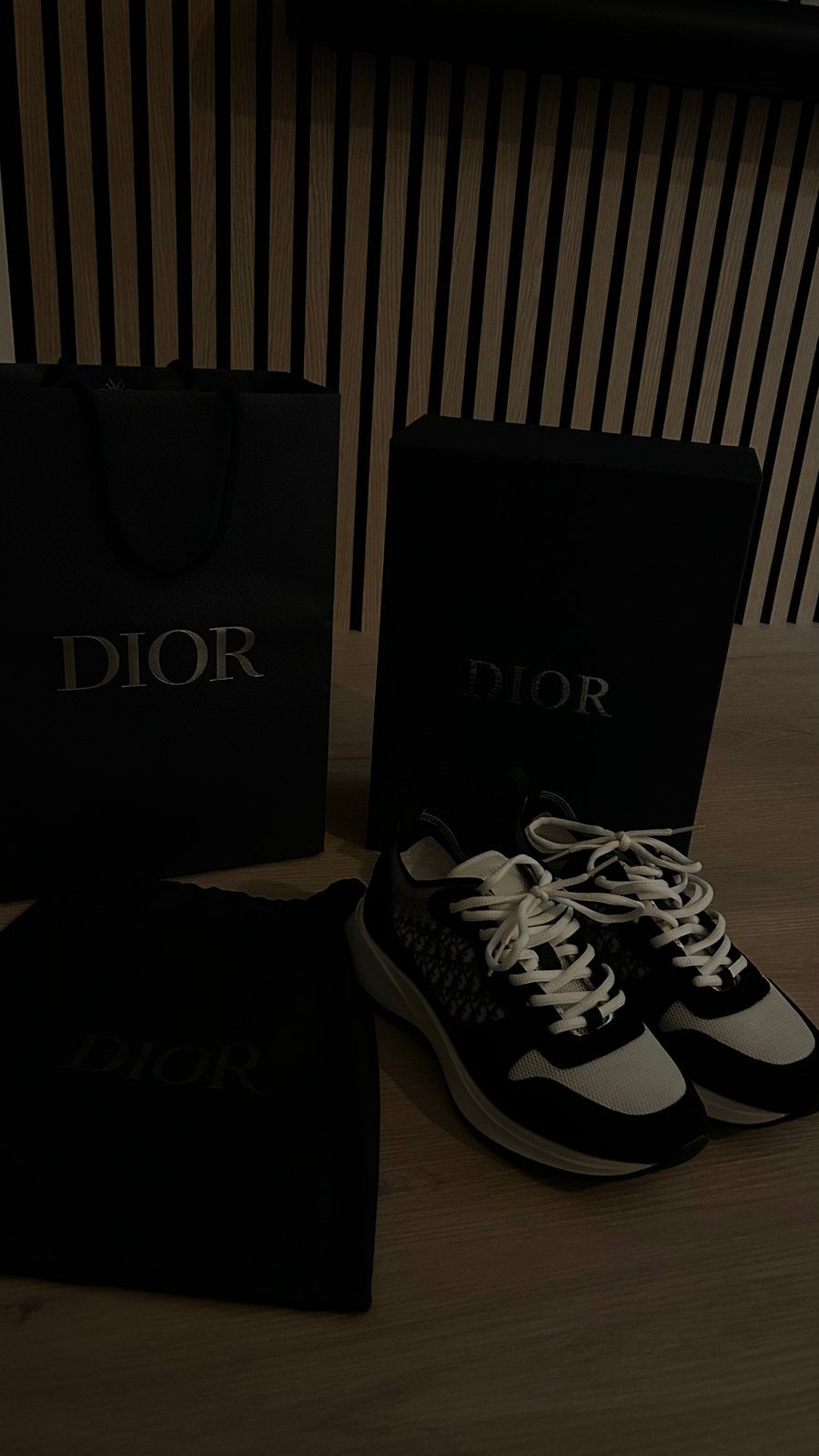 Dior B25 Oblique Runner Sneakers - Maat 41, Zwart, Ophalen of Verzenden, Sneakers of Gympen, Zo goed als nieuw
