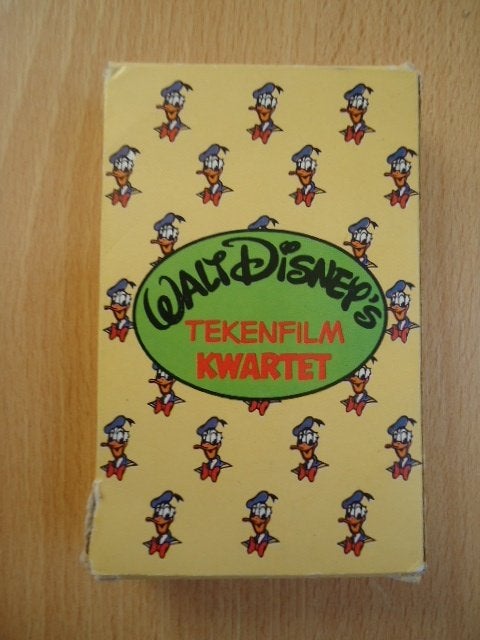 Walt Disney tekenfilm kwartet, vintage, Ophalen of Verzenden, Gebruikt, Overige typen