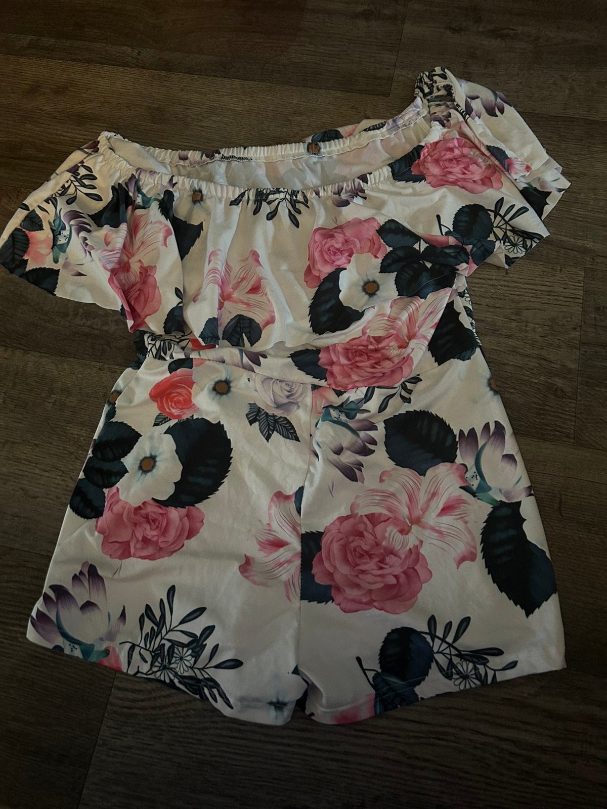 Playsuit bloem, maat S/M, Kleding | Dames, Ophalen of Verzenden, Nieuw, Maat 38/40 (M), Meerkleurig