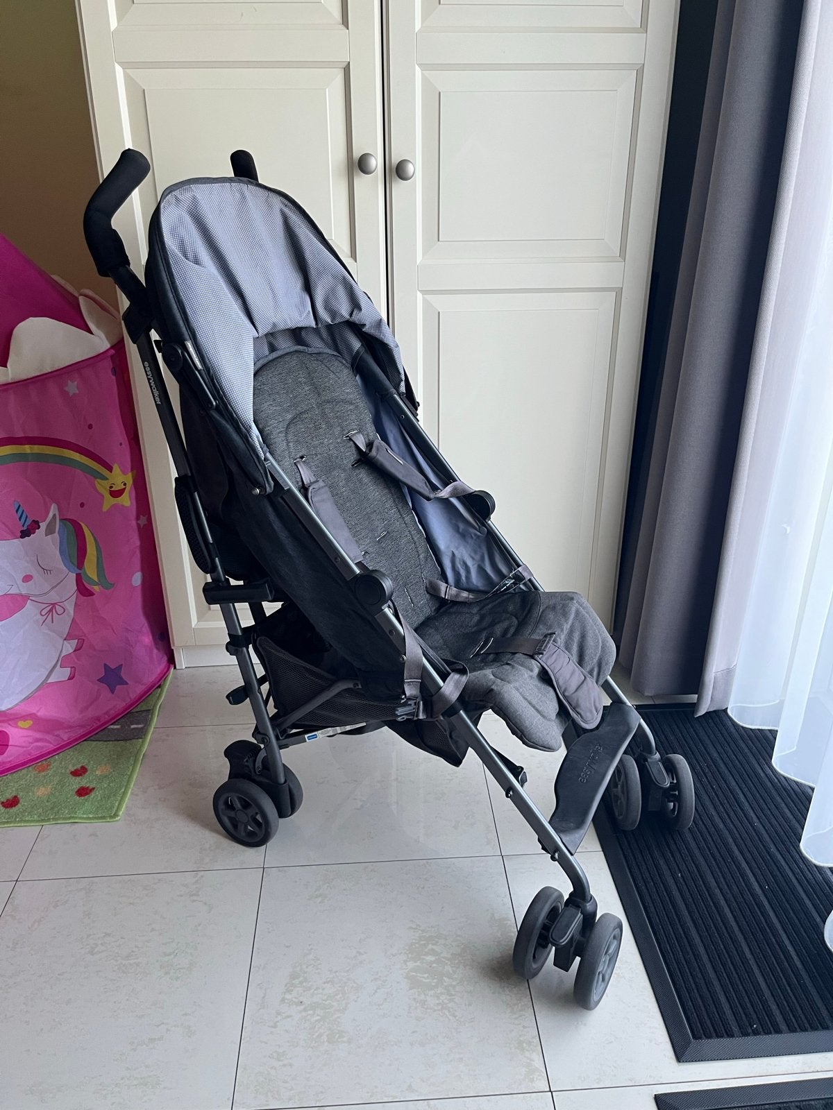 Easywalker Buggy met regenhoes en reistas, Kinderen en Baby's, Buggy's, Ophalen, Gebruikt, Overige merken, Verstelbare rugleuning
