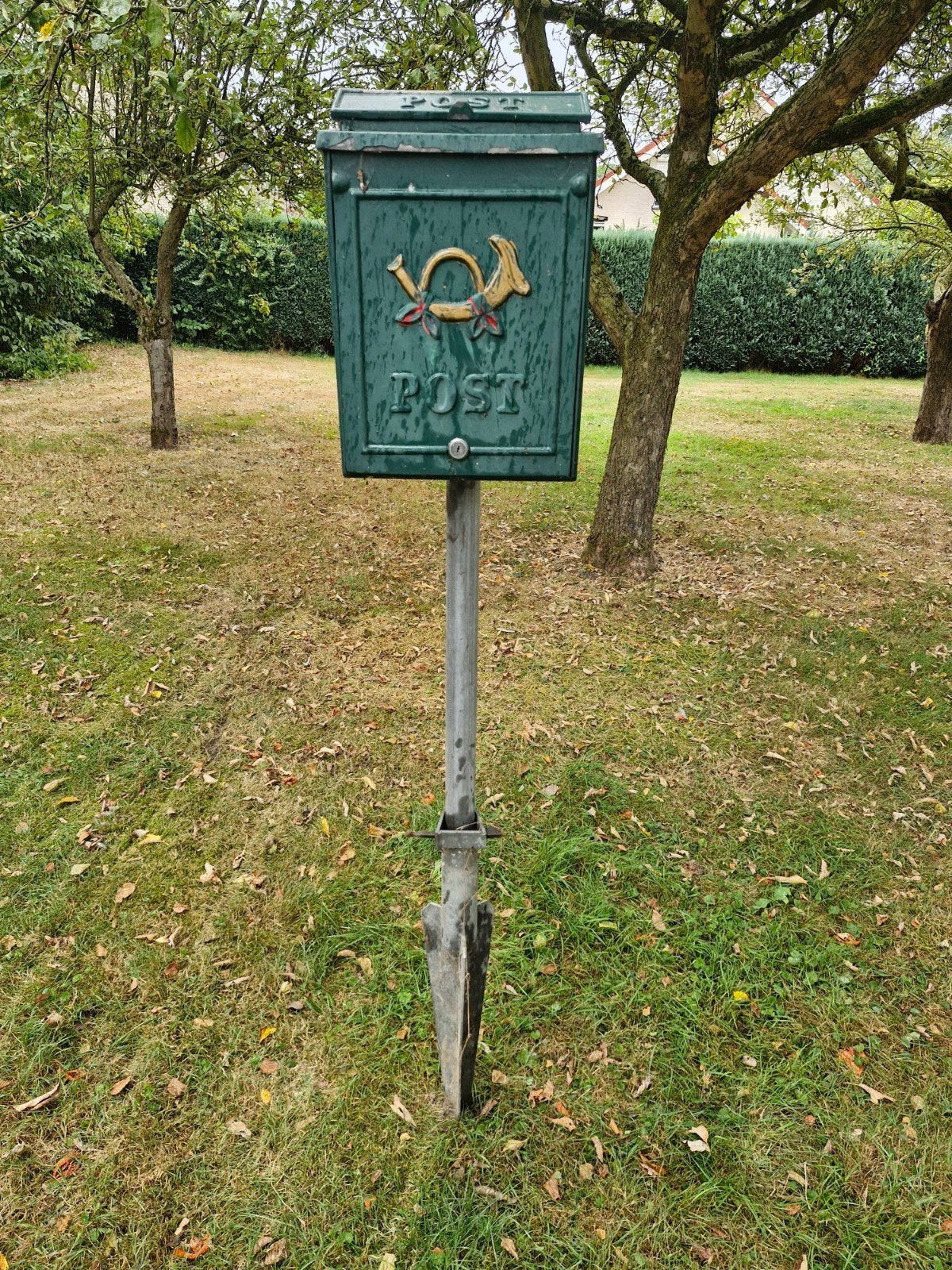 gietijzeren brievenbus., Tuin en Terras, Brievenbussen, Ophalen, Gebruikt, IJzer