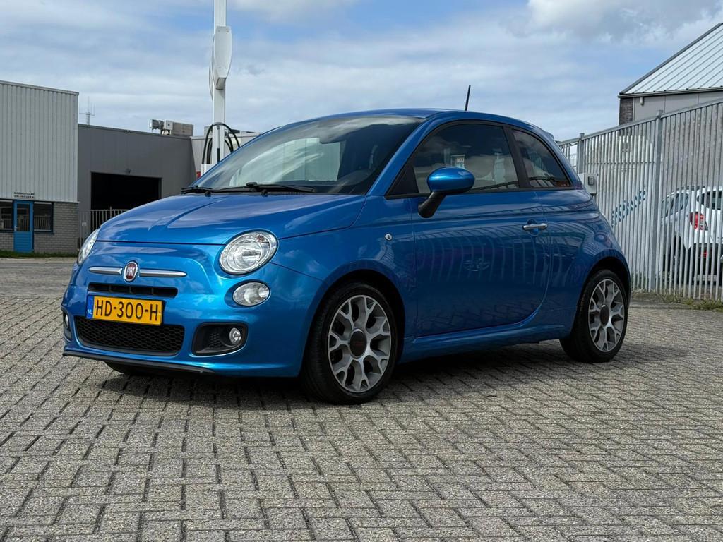 Fiat 500 0.9 TwinAir Turbo 500S#Nap#AircoLmvelgen, Gebruikt, Leder en Stof, 905 kg, Origineel Nederlands
