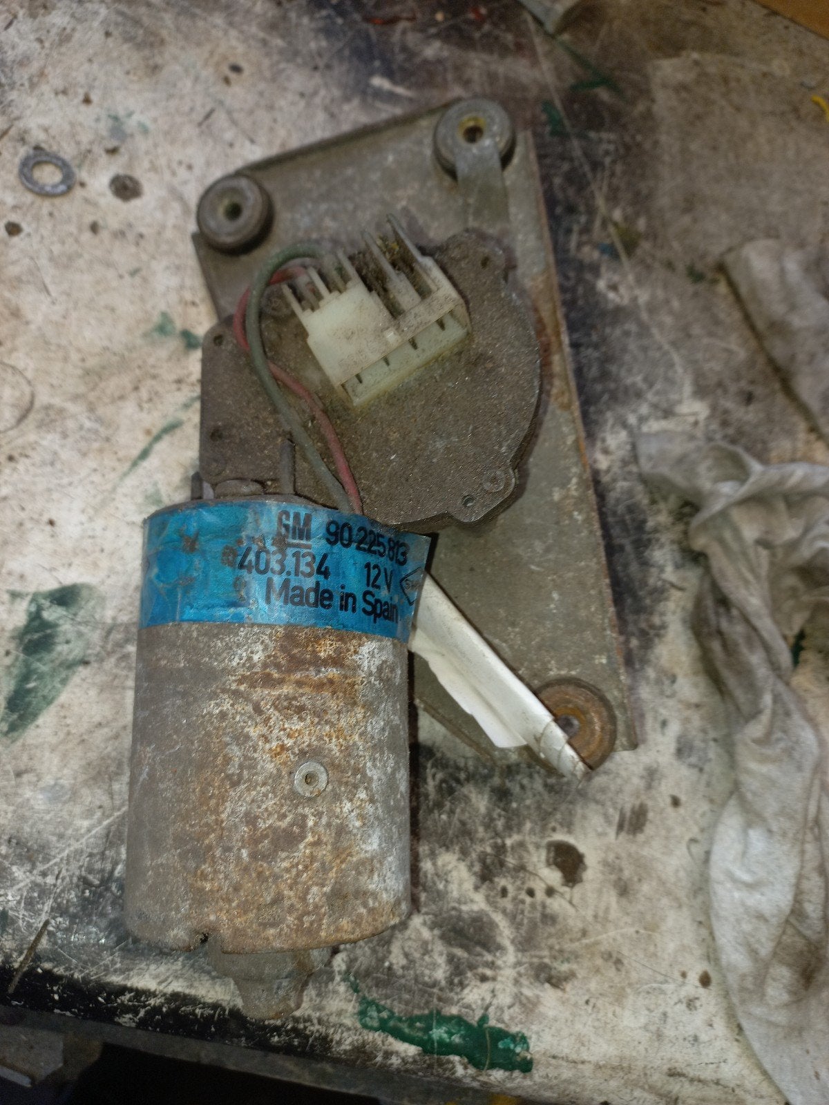 Ruitenwissermotor GM 90225813 12V SWF Made in Spain, Ophalen of Verzenden