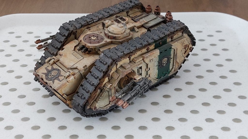 OOP - Death guard legion Spartan Old forgeworld, Hobby en Vrije tijd, Wargaming, Gebruikt, Figuurtje(s), Ophalen of Verzenden