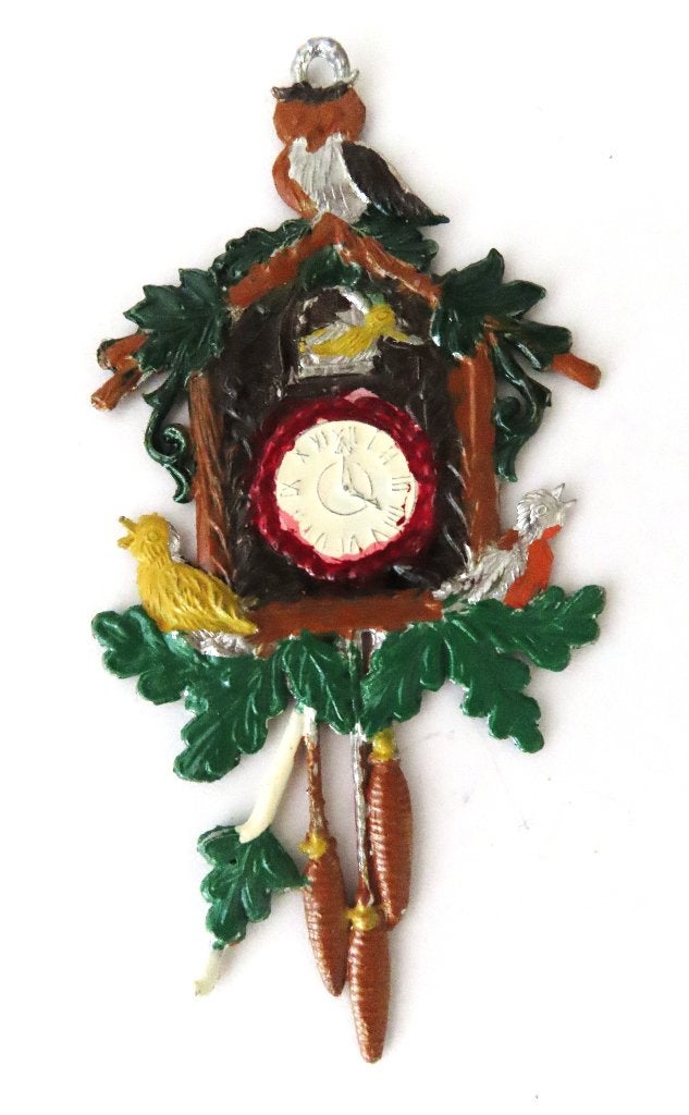 Wilhelm Schweizer Kersthanger Koekoeksklok Uil + Kersttakken, Diversen, Ophalen of Verzenden