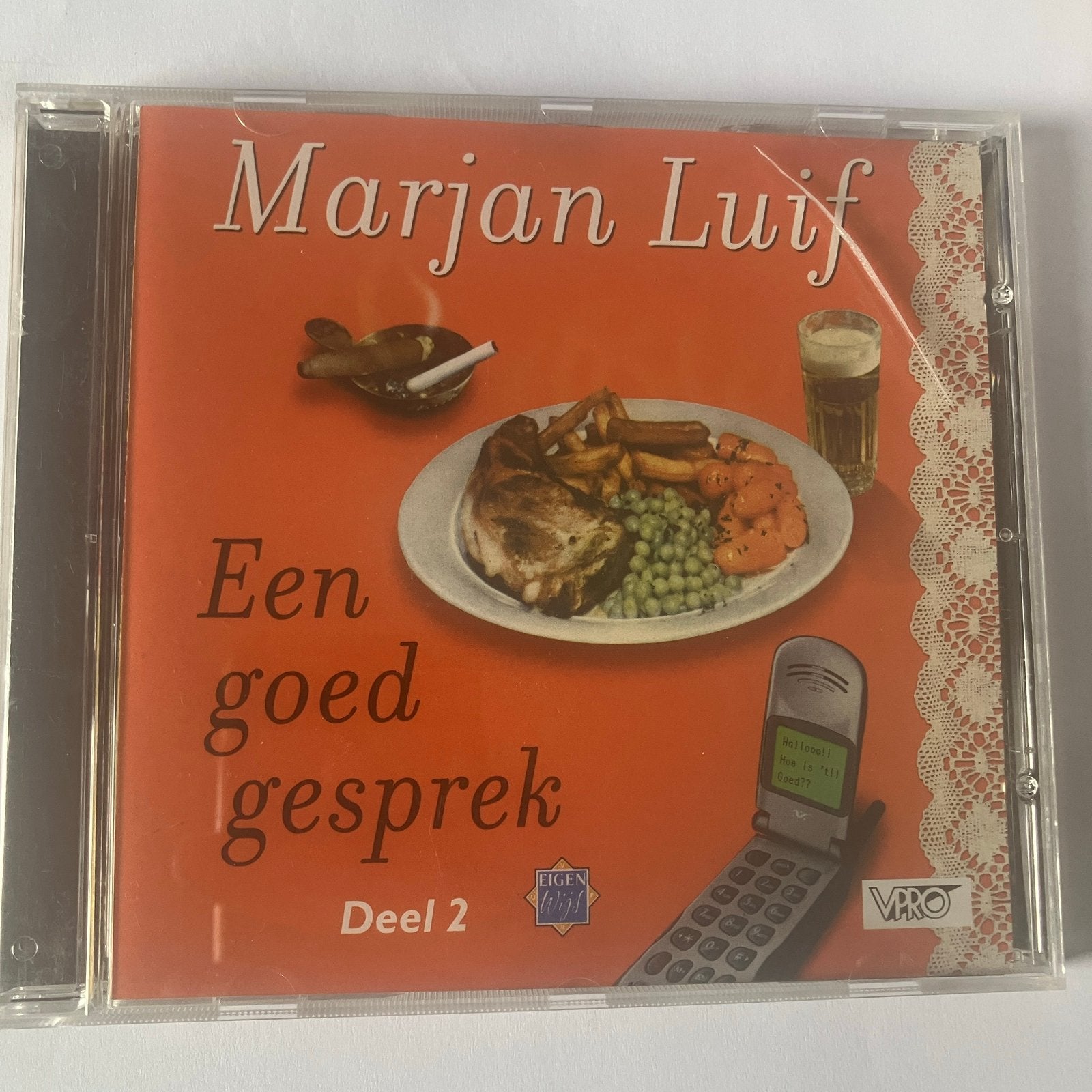 CD Marjan Luif - Een Goed Gesprek, deel 2 - sketches, Verzenden, Zo goed als nieuw
