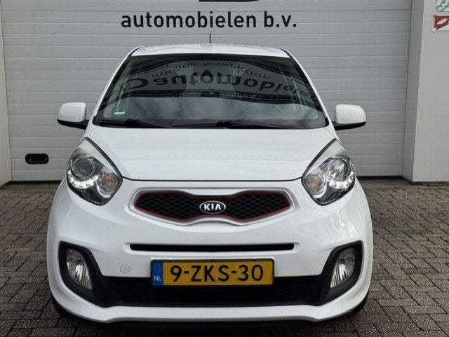 Kia Picanto 1.0 CVVT X-treme-LED-2e eigenaar -Climate -Leder, Auto's, Euro 5, Gebruikt, Zwart, 400 kg