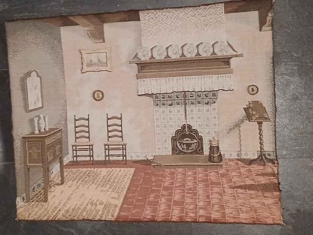 Antiek Gobelin Wandkleed, Antiek en Kunst, Ophalen of Verzenden
