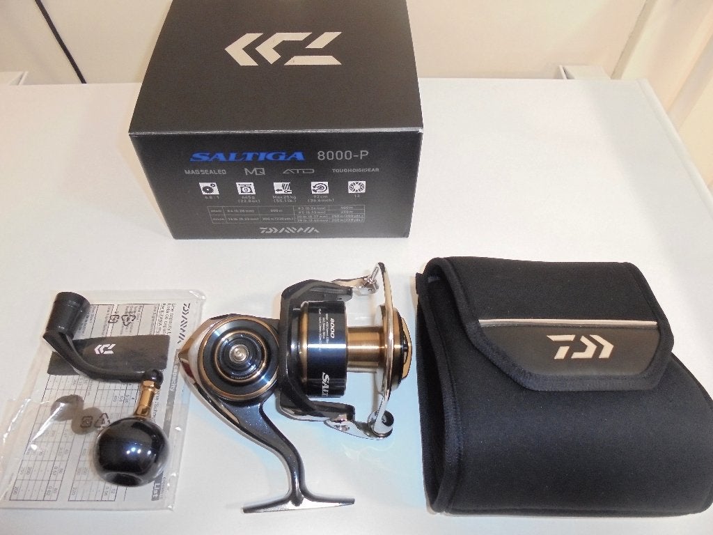 Daiwa Saltiga 8000P Big Game Molen Nieuw Made in Japan., Watersport en Boten, Ophalen of Verzenden, Nieuw, Molen