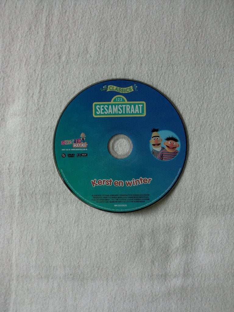 Sesamstraat Classics - Kerst en winter DVD, Alle leeftijden, Ophalen of Verzenden, Gebruikt, Educatief