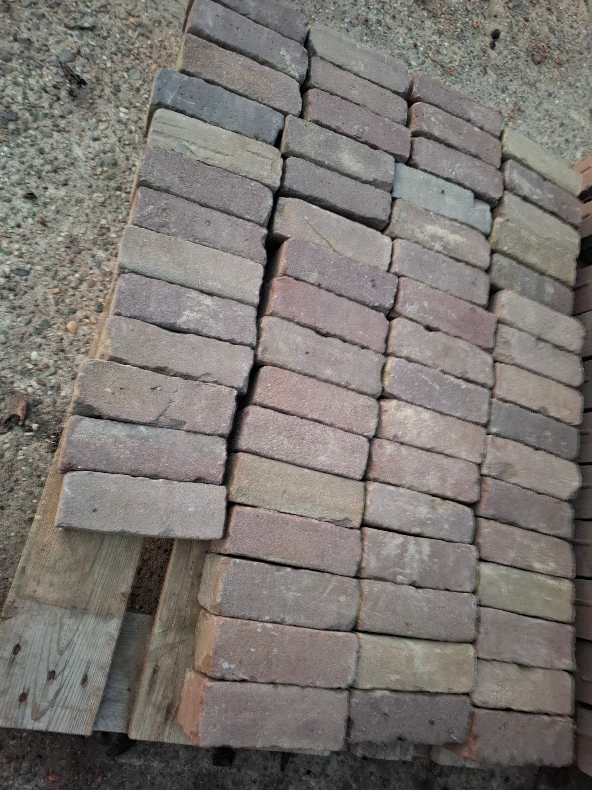 TE KOOP 0,80 M2 (60 STUKS) GEBAKKEN KLINKERS 7-DUIMERS, Tuin en Terras, Ophalen, Gebruikt, Keramiek, Klinkers