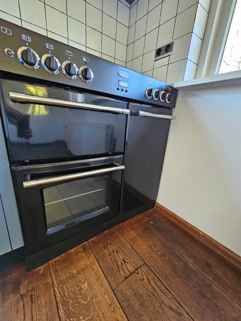 Belling Fornuis met 5 gaspitten en 3 ovens, Ophalen, Gebruikt, Hete lucht, 60 cm of meer