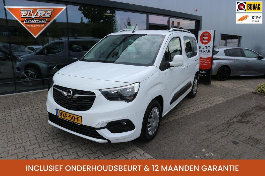 Opel Combo Tour 1.2 Turbo Edition 7 PERSOONS NAVI PDC AIRCO, Auto's, Opel, 12 maanden, Stof, Gebruikt, 7 stoelen