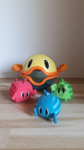 Playskool speelgoed vis knisperdoekje, rammelaar, Ophalen of Verzenden, Gebruikt, Overige typen