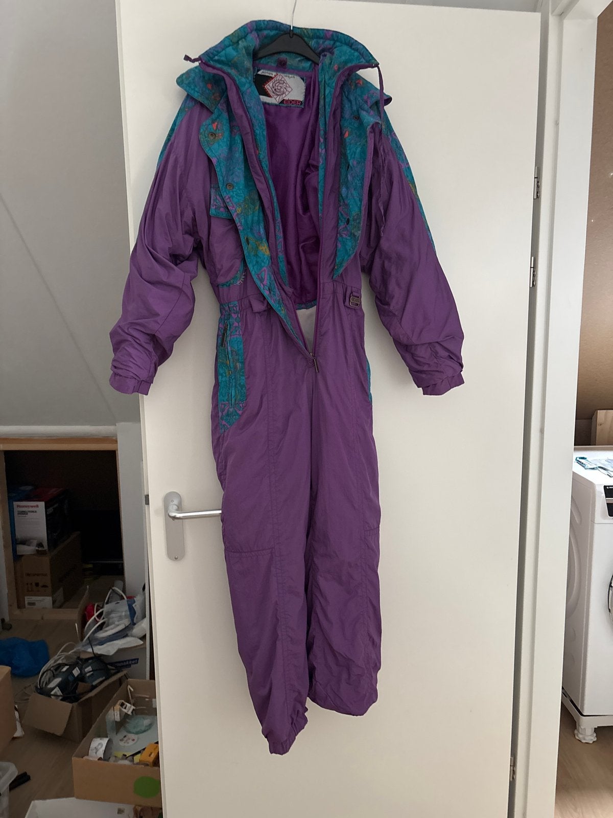 Vintage Eider skipak dames maat 36 - Carnaval/Après-ski, Kleding | Dames, Ophalen of Verzenden, Gedragen, Maat 36 (S), Pak