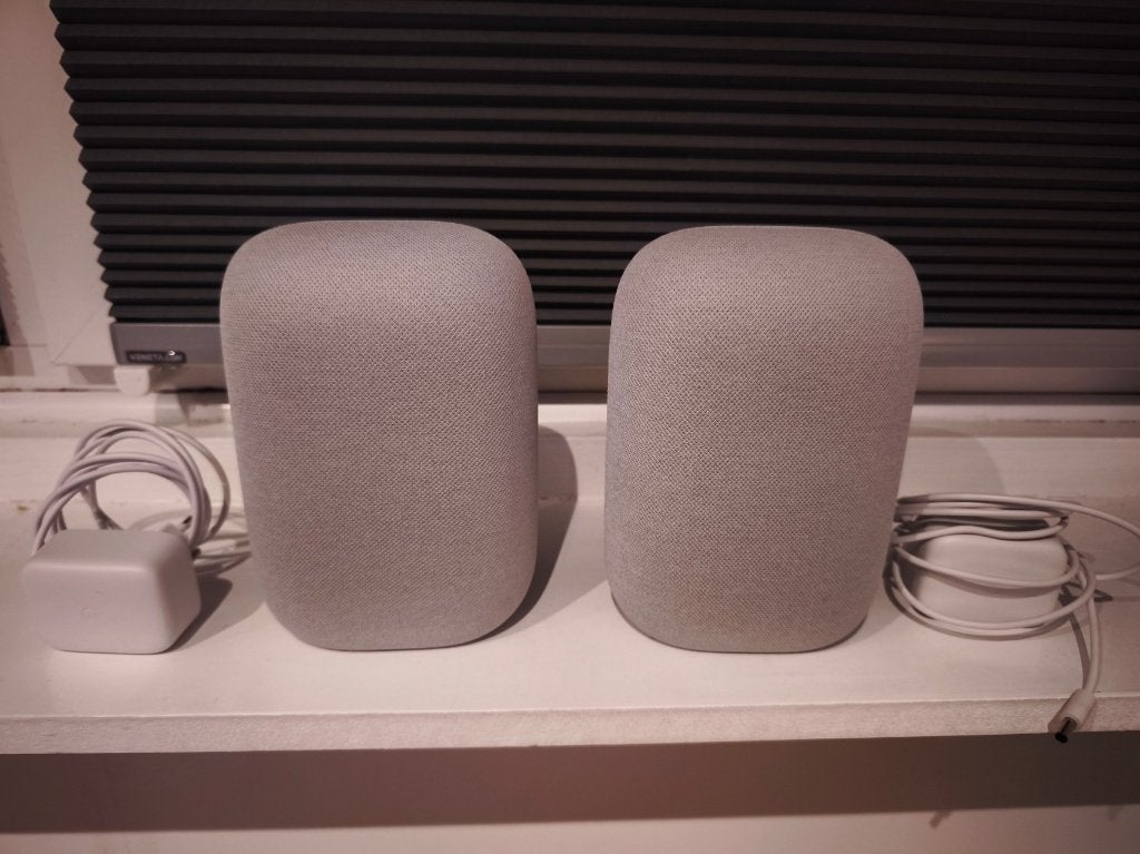 Google Nest Audio Wit - 2 stuks