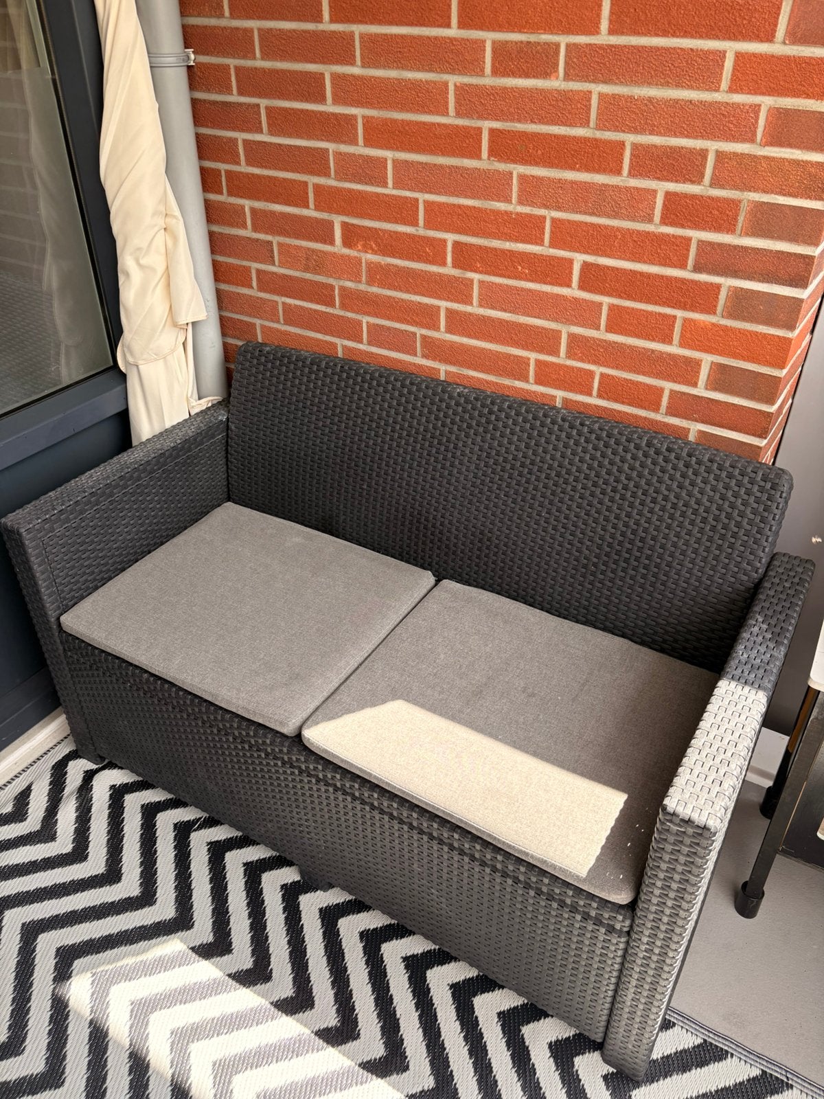 Tuin set, Ophalen of Verzenden, Zo goed als nieuw, 2 zitplaatsen
