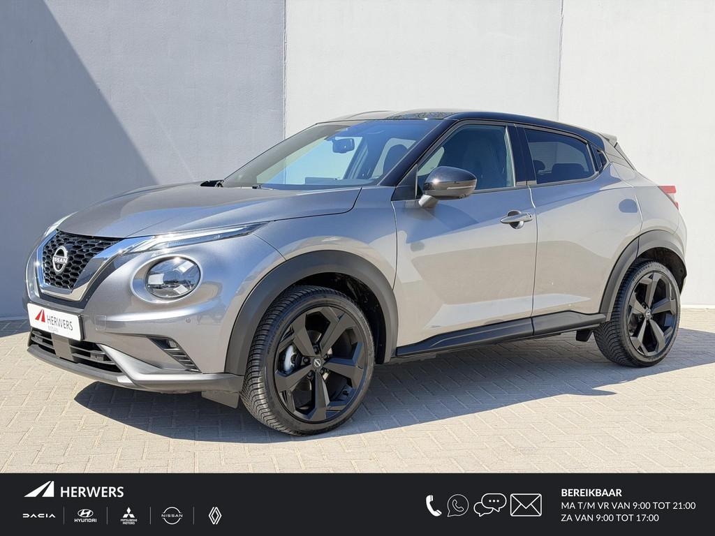 Nissan Juke 1.0 DIG-T Tekna Automaat / Fabrieksgarantie tot, Euro 6, Leder en Stof, Bedrijf, 3 cilinders