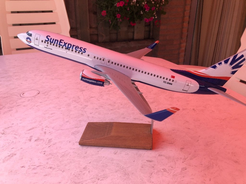 SunExpress  Boeing 737-800 schaal 1:100, Overige merken, 1:72 tot 1:144, Nieuw, Ophalen of Verzenden