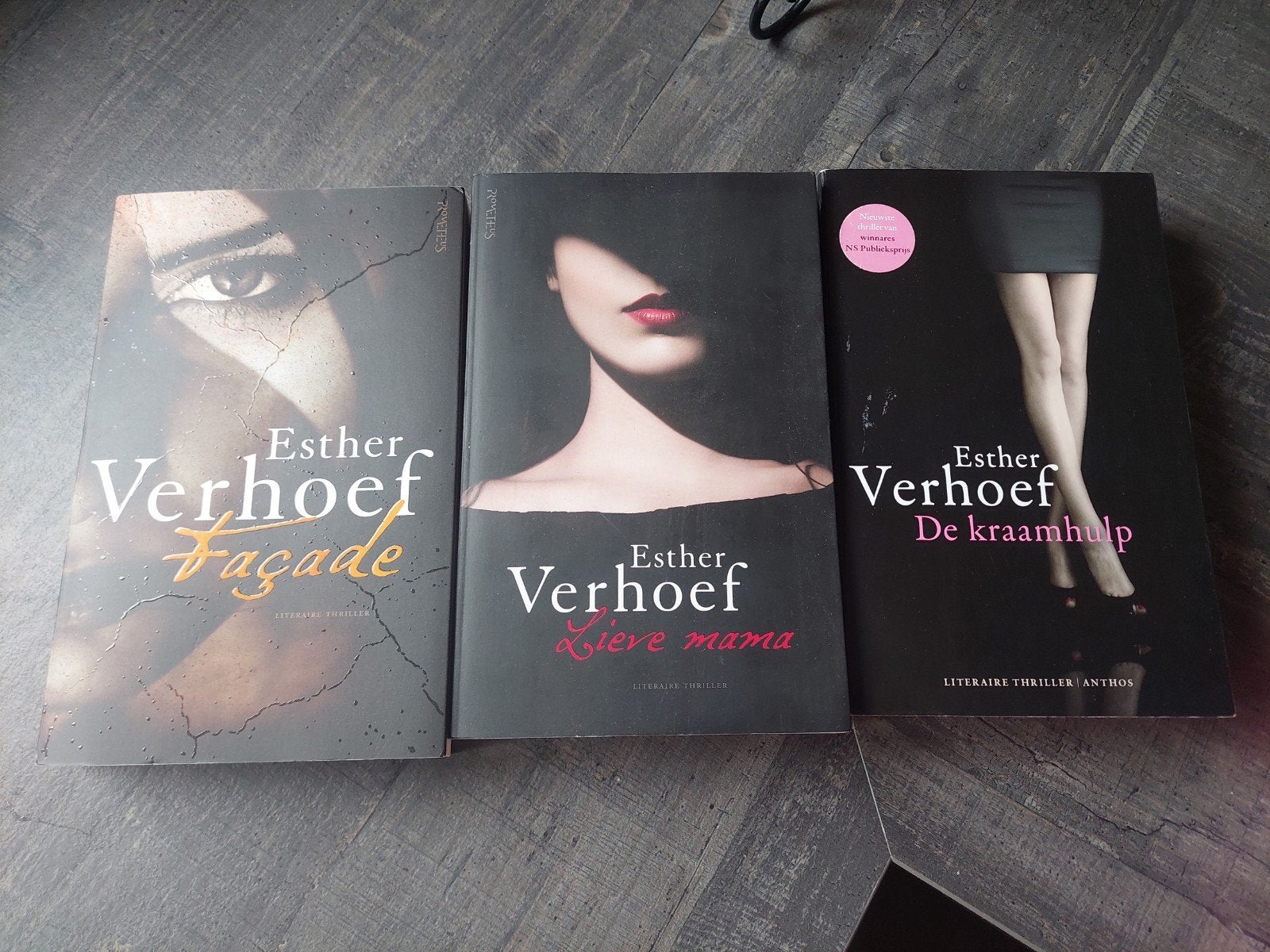 Esther Verhoef thrillers: Façade, Lieve mama, De kraamhulp, Boeken, Ophalen, Gelezen, Esther Verhoef, Nederland