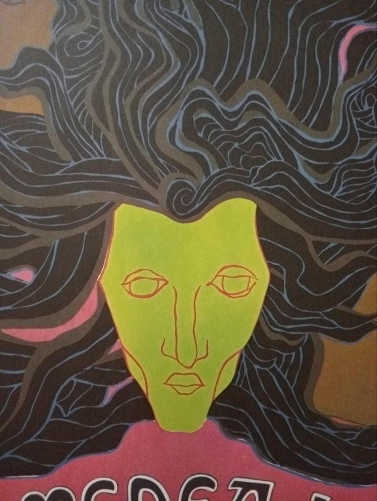 Dans Theater affiche Cuba 1970, Ophalen of Verzenden, Gebruikt, A1 t/m A3, Film en Tv