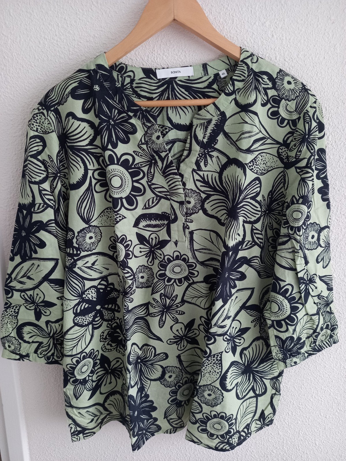 Katoenen Blouse van Bonita maat 46, Kleding | Dames, Maat 46/48 (XL) of groter, Bonita, Ophalen of Verzenden, Zo goed als nieuw
