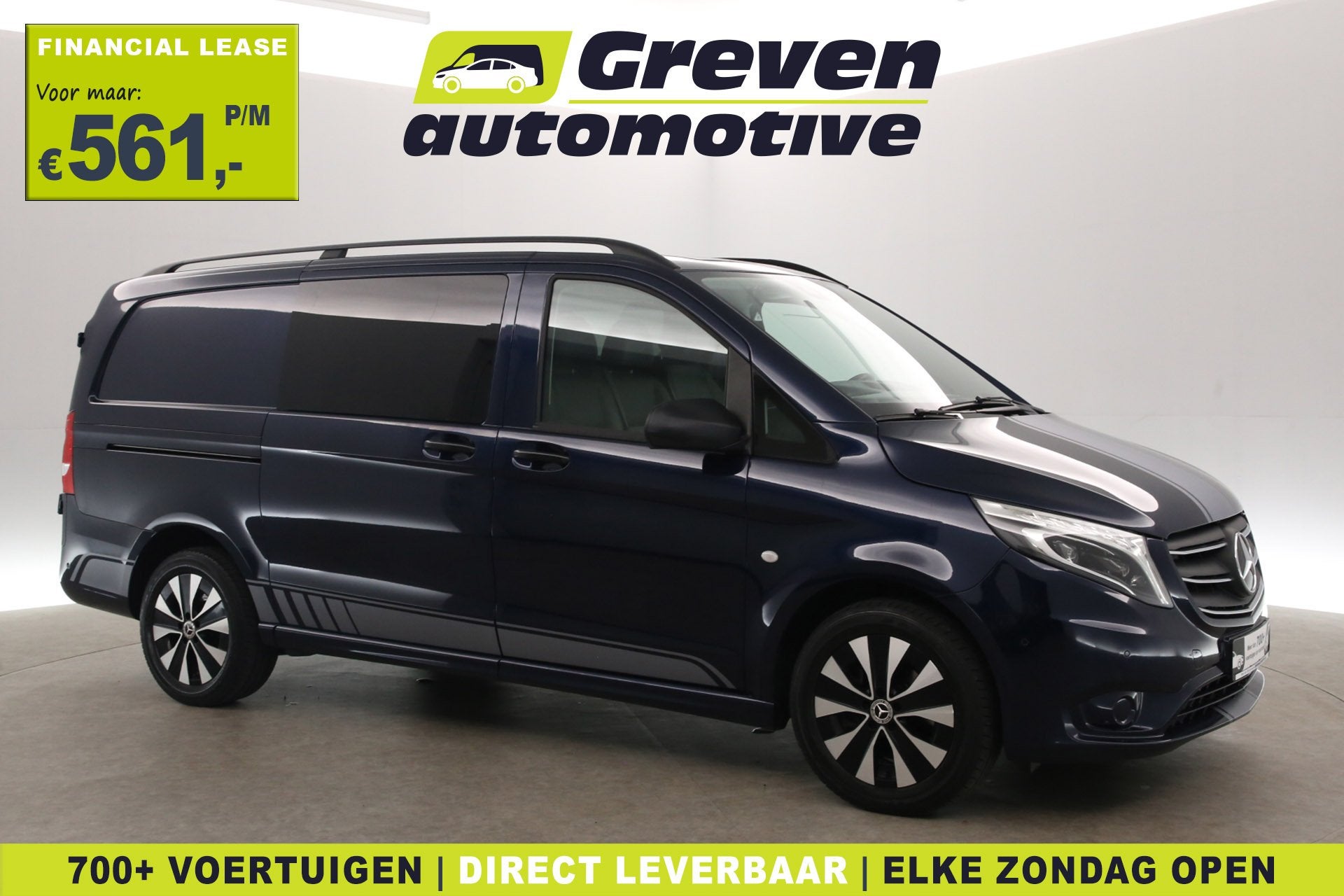 Mercedes-Benz Vito 119 CDI Lang 191PK Sport Edition | Automa, Auto's, Achterwielaandrijving, Gebruikt, Euro 6, Blauw