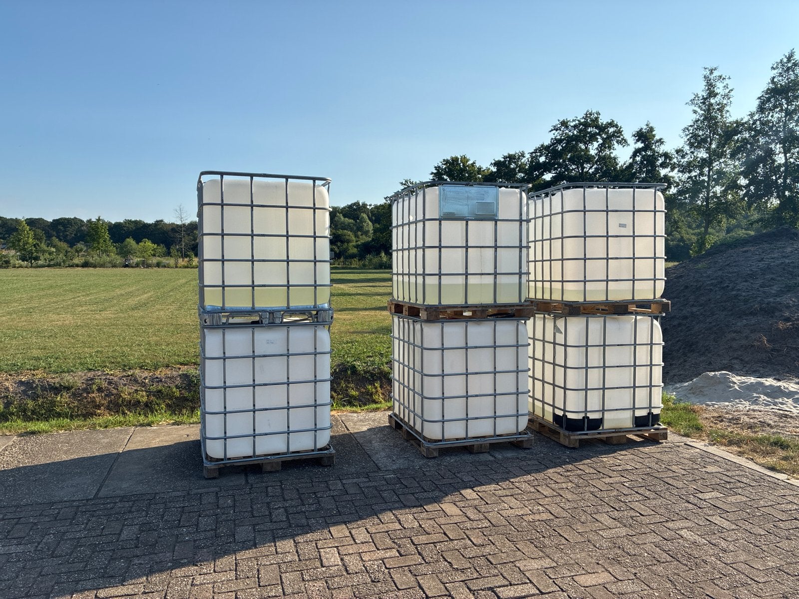 IBC Vaten - 1000 Liter Tanks - Diverse Condities, Ophalen, Gebruikt, 100 cm of meer, 60 cm of meer
