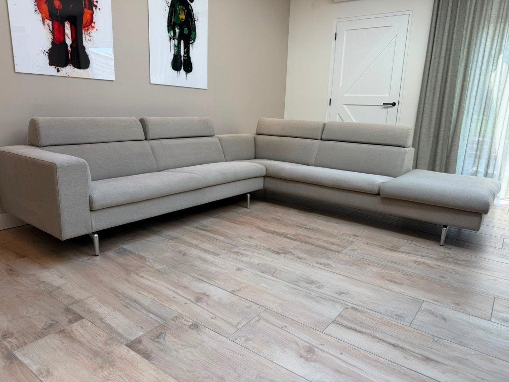 Leolux Horatio Hoekbank – eyecatcher, Ophalen, 250 tot 300 cm, Overige maten, Hoekbank