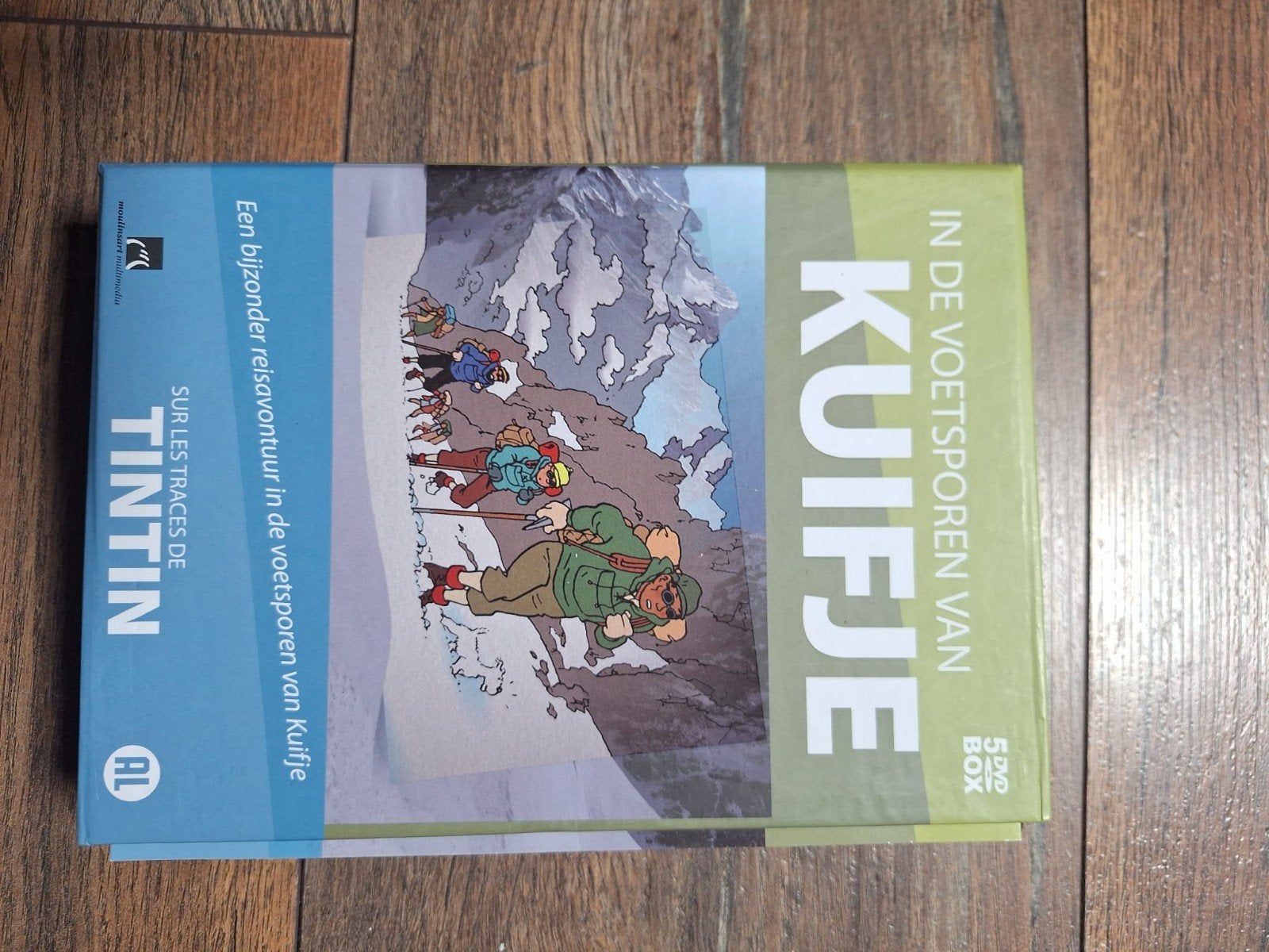 In de voetsporen van Kuifje - 5 albums op DVD, Ophalen of Verzenden