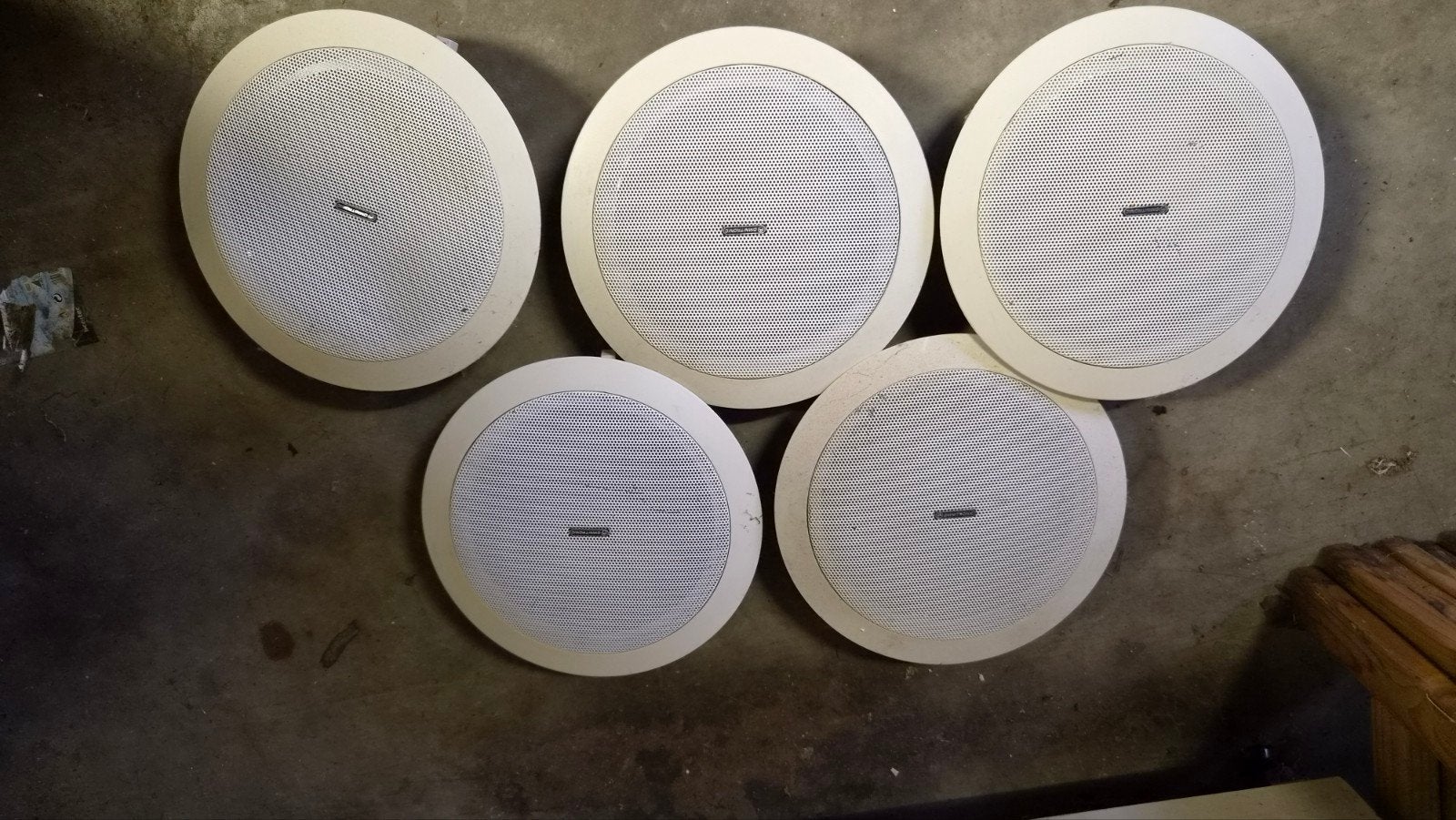 Omnitronic CS-6 100V/8 Ohm Inbouw Speakers (5 stuks), Audio, Tv en Foto, Gebruikt, Overige typen, Minder dan 60 watt, Ophalen
