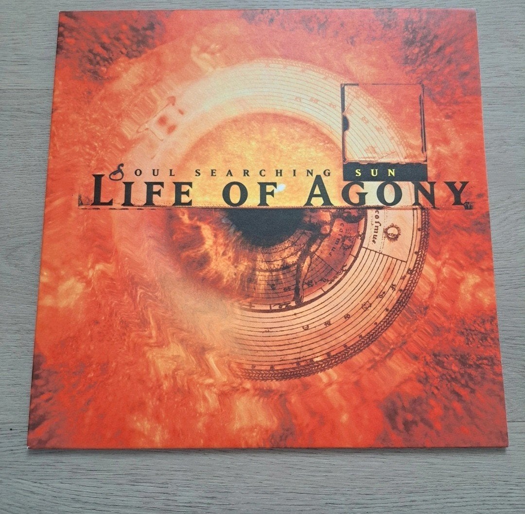 Life Of Agony - Soul Searching Sun (2016) Oranje/Geel Vinyl, Cd's en Dvd's, Colored vinyl, Ophalen of Verzenden, Zo goed als nieuw