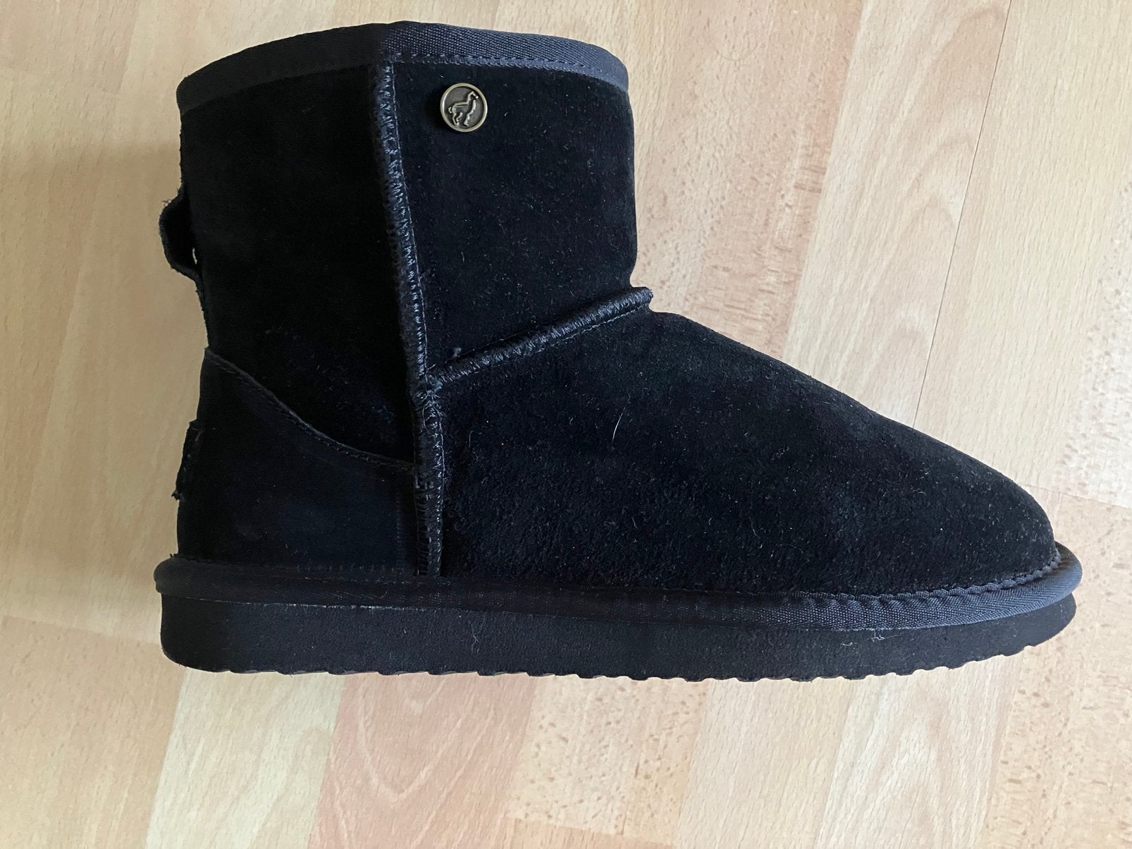 Alpacas zwarte leren laarsjes met schapenvacht mt 40 zgan, Kleding | Dames, Zwart, Lage of Enkellaarzen, Ophalen of Verzenden