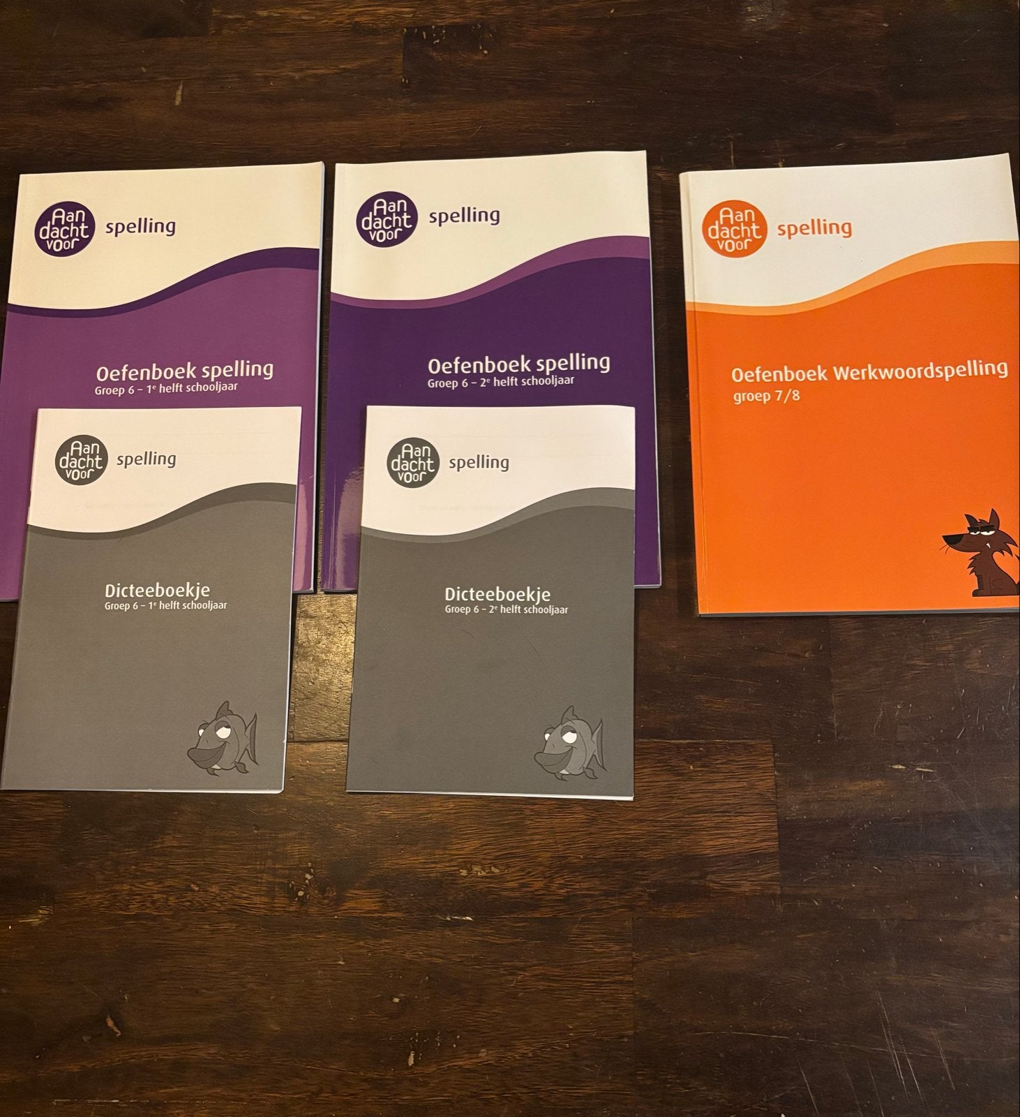 Oefenboeken spelling Aan Dacht voor spelling (niet ingeschre, Ophalen, Zo goed als nieuw, Overige niveaus, Nederlands