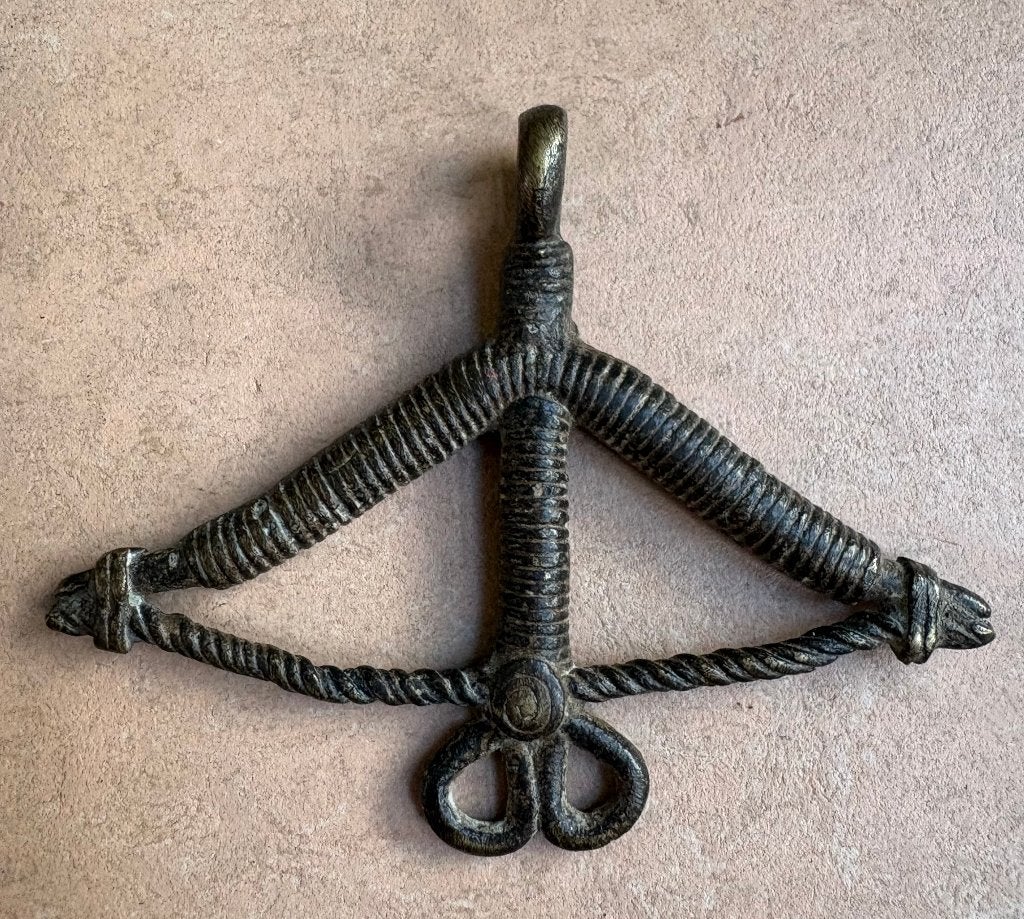 Bronzen hanger uit Burkina Faso, Lobi volk, Antiek en Kunst, Sieraad, 6 cm, Afrika, Handgemaakt