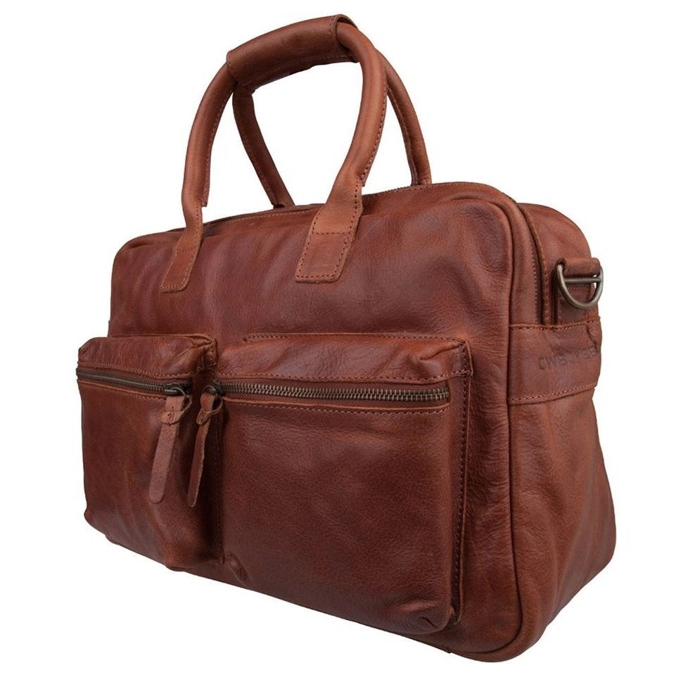 z.g.a.n.: Cowboysbag 1243 bag waterville cognac, Ophalen, Bruin, Aktetas of Boekentas, 40 tot 50 cm