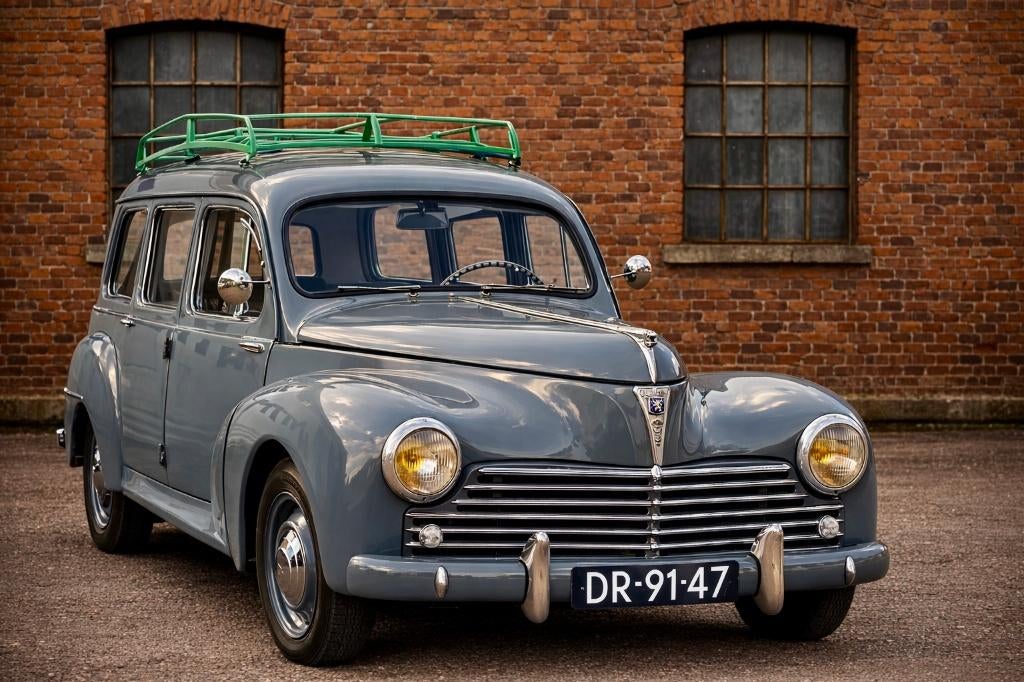 Peugeot 203 Commercial 1953 Volledig Gerestaureerd., Voorwielaandrijving, Trekhaak, Stationwagon, Handgeschakeld