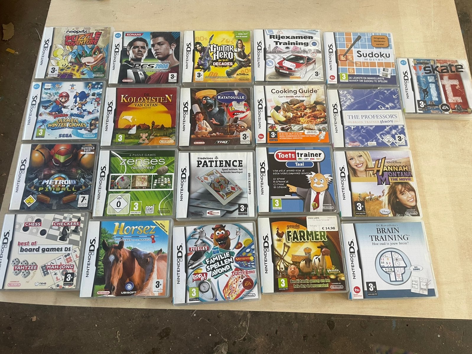 Nintendo DS puzzle games, Puzzel en Educatief, 1 speler, Ophalen of Verzenden, Zo goed als nieuw