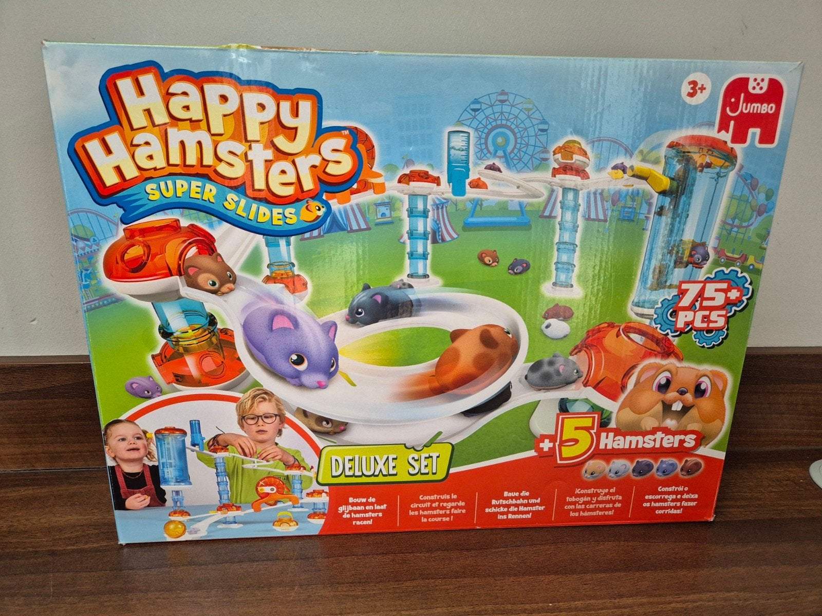 Happy Hamsters Super Slides Deluxe Set - Jumbo, Ophalen of Verzenden, Zo goed als nieuw, Jongen of Meisje