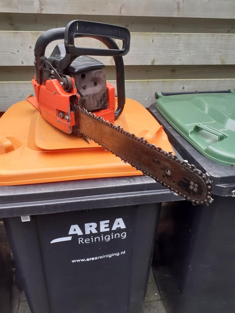 Kettingzaag Sachs Dolmar 110 werkt goed loopt goed, Ophalen, Gebruikt