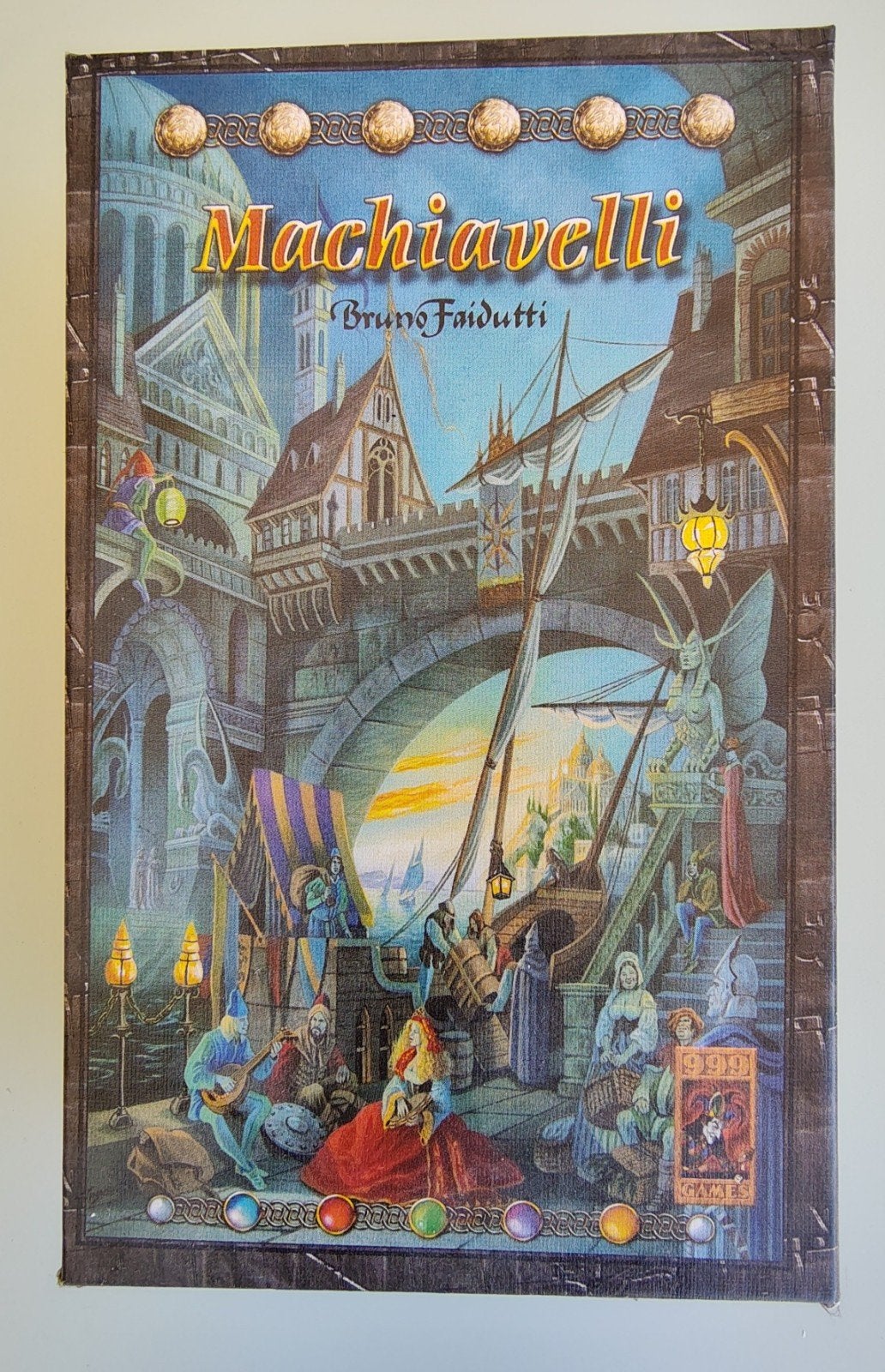 Machiavelli Kaartspel - Strategisch spel zgan, Vijf spelers of meer, Ophalen of Verzenden, Zo goed als nieuw, 999 Games