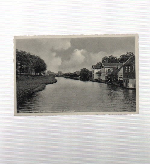 Purmerend Beemster Ringvaart Huishoudschool Uitg Newo, Verzamelen, Ansichtkaarten | Nederland, Verzenden, 1920 tot 1940, Gelopen
