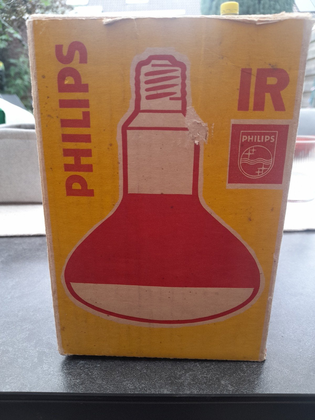 Philips warmtelamp in originele vintage verpakking, Verzamelen, Ophalen of Verzenden