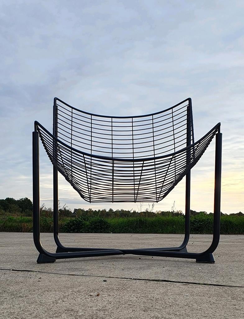 Ikea draadstoel re editie jarpen zwart, Huis en Inrichting, Ophalen, Metaal, Minder dan 50 cm, Ikea scandinavisch design