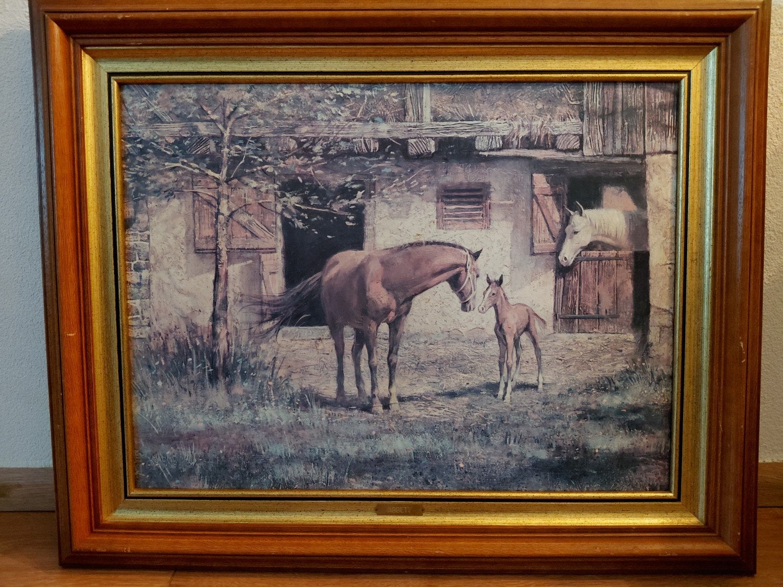 SCHILDERIJ OP DOEK - ABBETT-, Ophalen