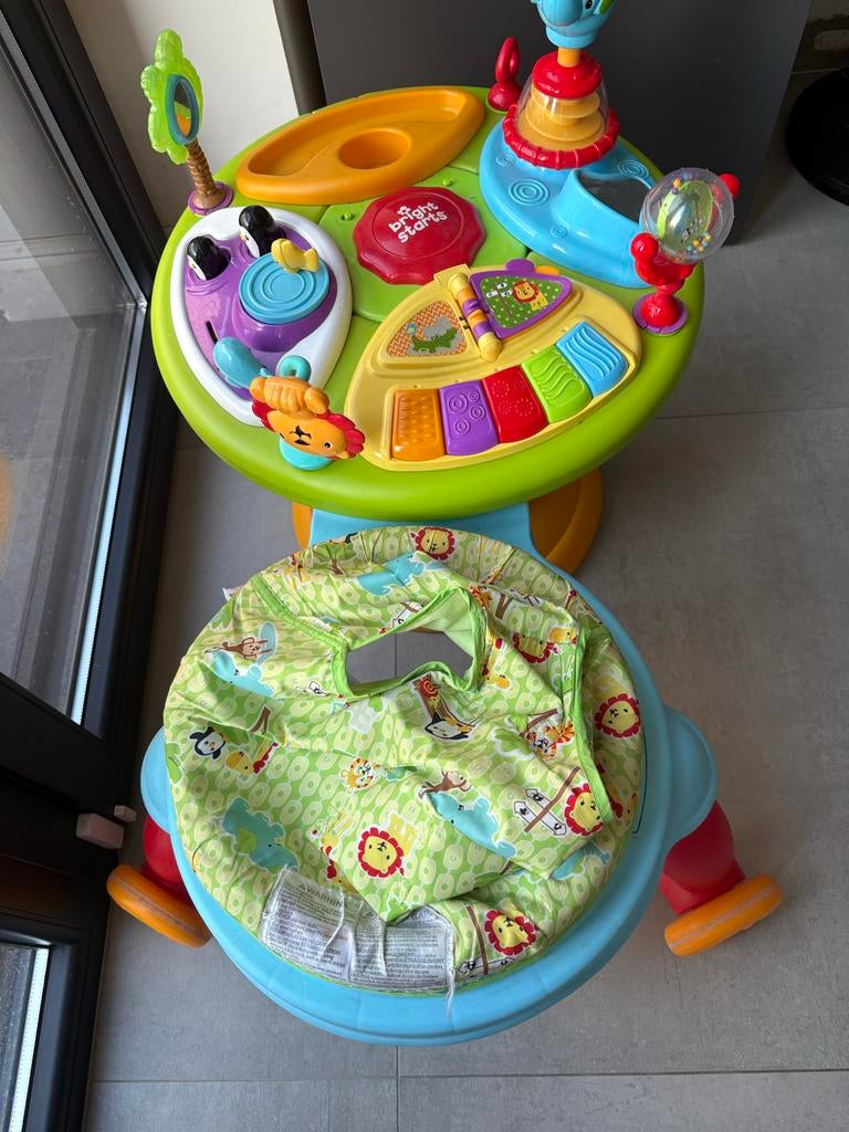 Bright Starts Around We Go Activiteitentafel, Ophalen of Verzenden, Gebruikt, Overige typen, Met licht