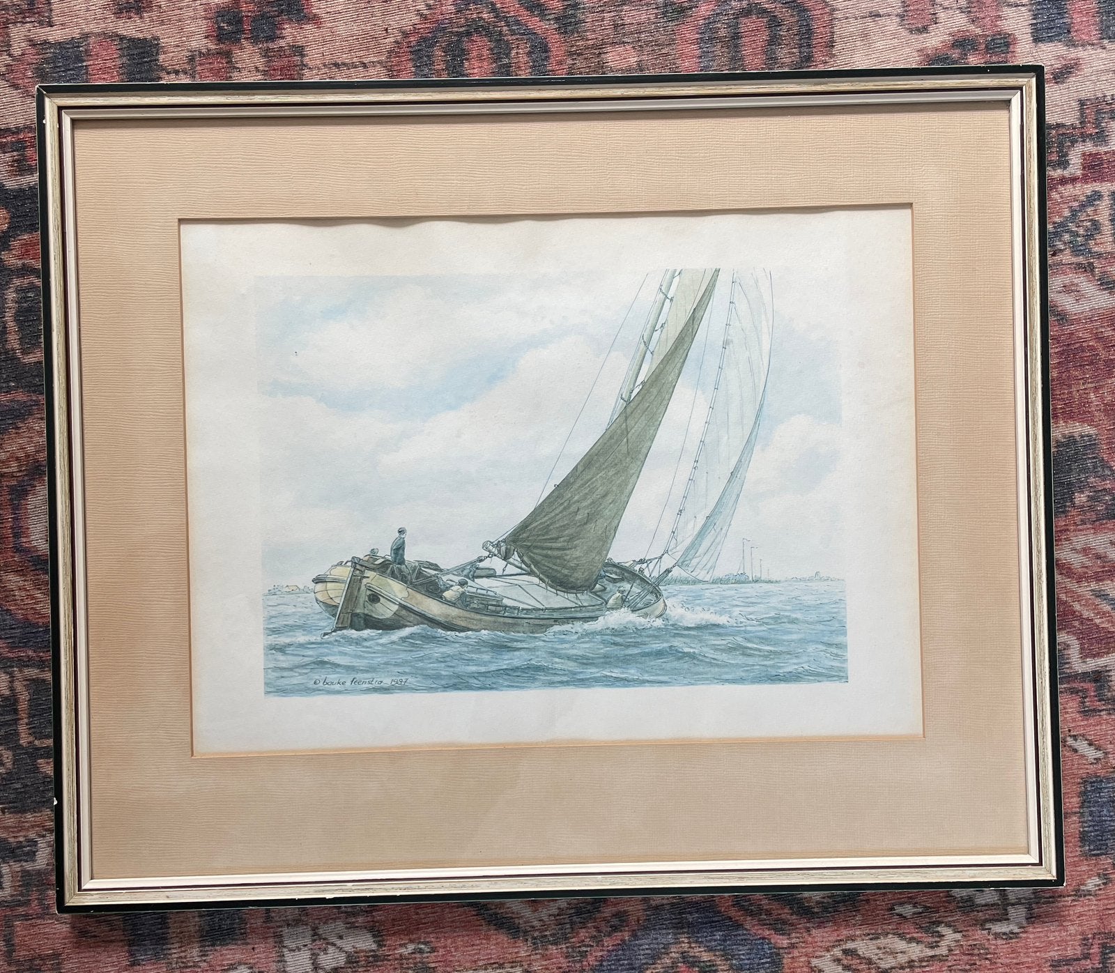 Schilderij van Bauke Feenstra, Antiek en Kunst, Ophalen