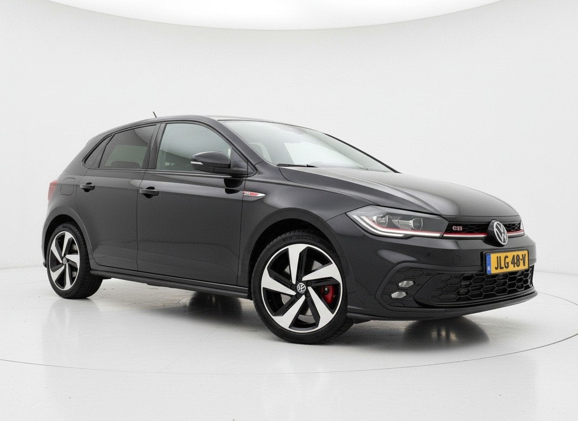 Volkswagen Polo GTI 2.0 TSI 210PK DSG STOELVERW VIRTUAL/IQ-L, Auto's, 15 km/l, Gebruikt, 4 cilinders, Zwart