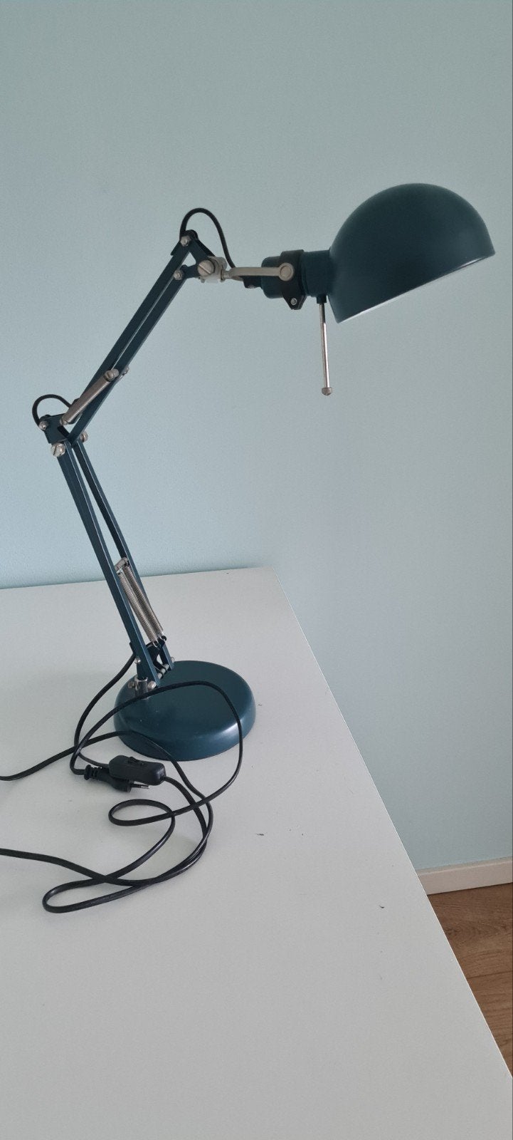 Forså bureaulamp turkooise, Gebruikt, IKEA, Ophalen, Metaal