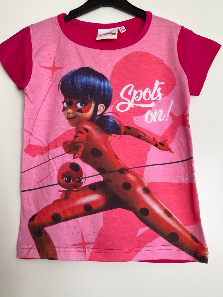 Nieuwe miraculous / ladybug T-shirt maat 116 roze, Ophalen of Verzenden, Nieuw, Meisje, Shirt of Longsleeve